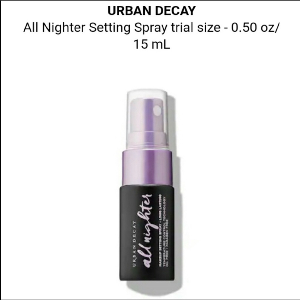 4/$15 Urban Decay all nighter makeup setting spray